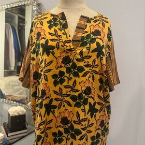 Scotch & Soda Mixed Print Top Floral Short Sleeve